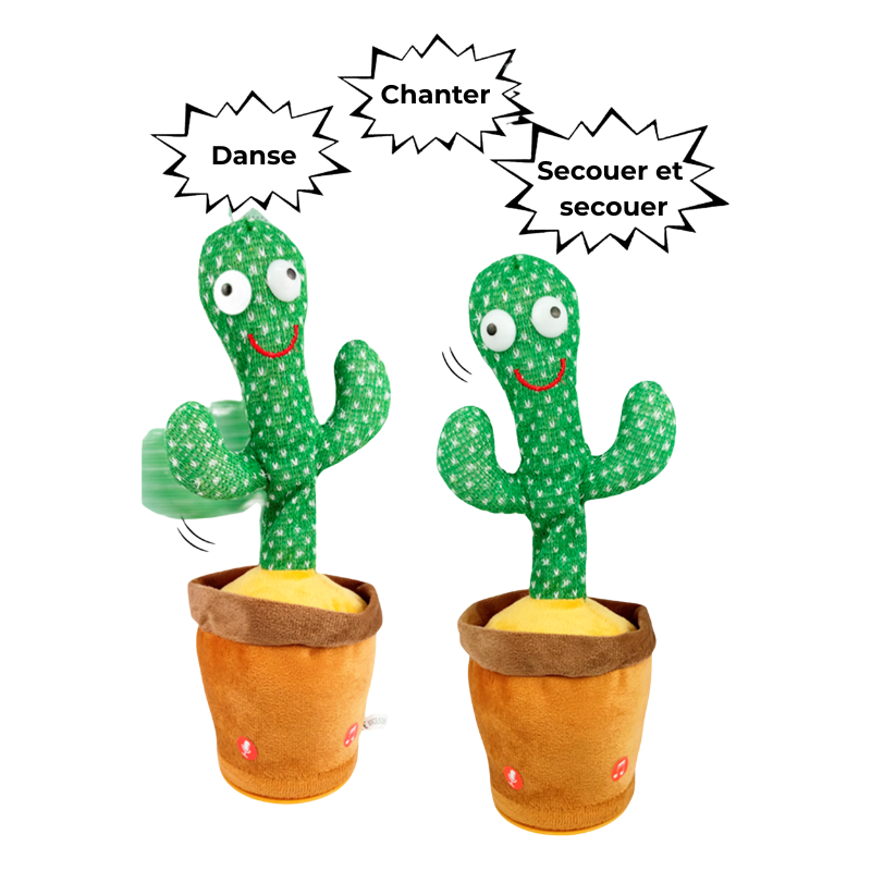 Cactus Dansant Musical et Balançant Interactif