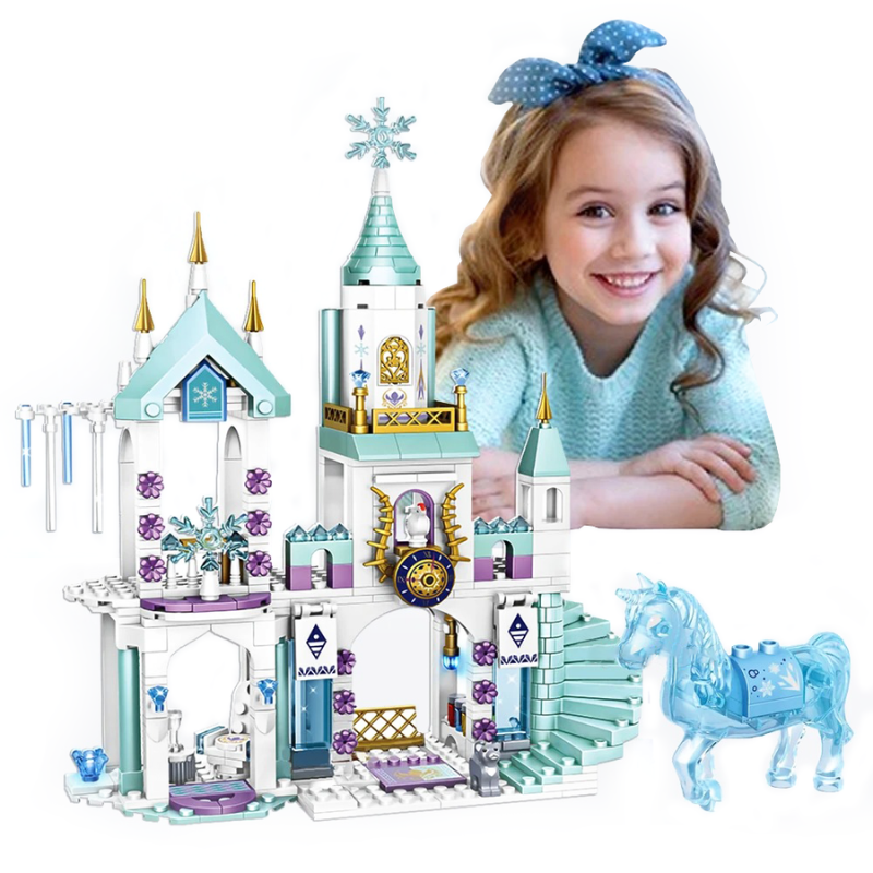 Château Féérique en Blocs de Construction – 360 Pièces