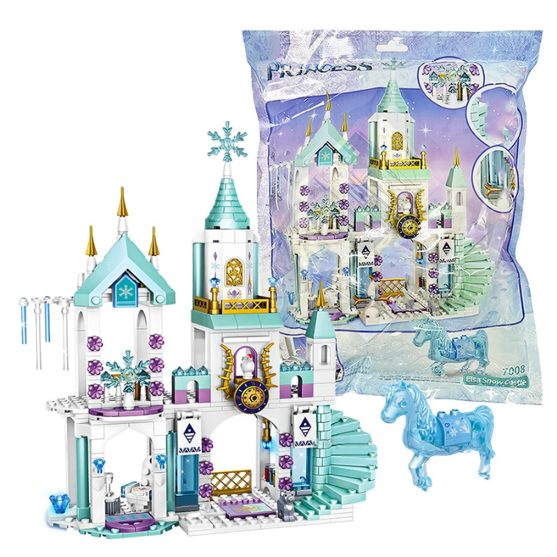 Château Féérique en Blocs de Construction – 360 Pièces