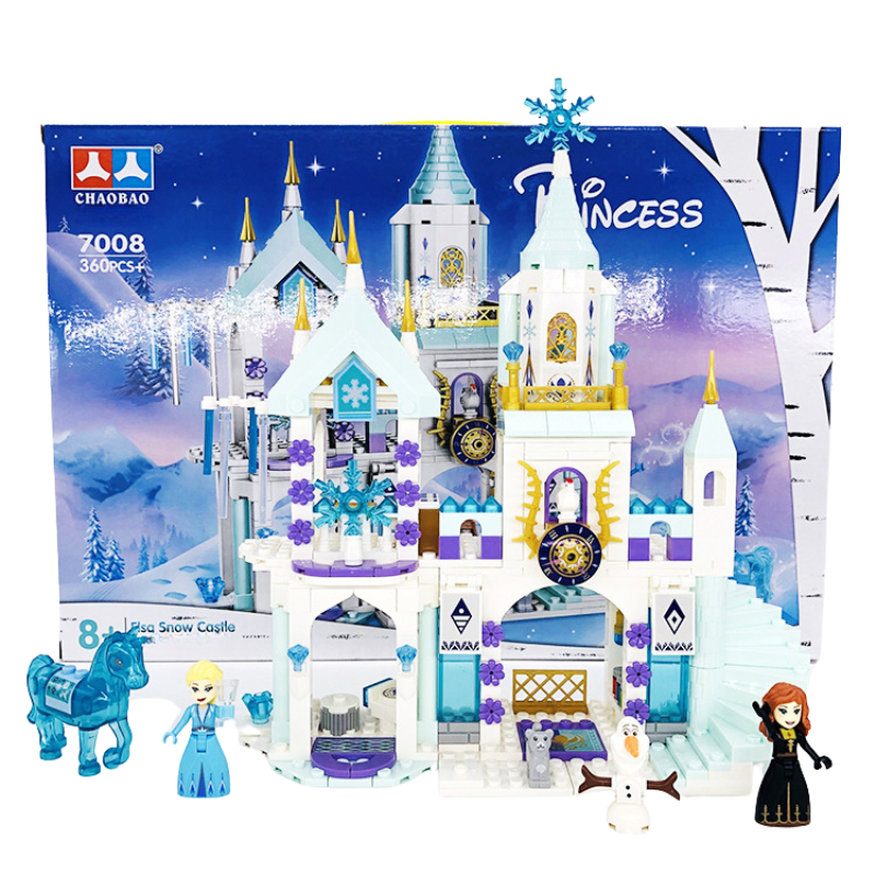 Château Féérique en Blocs de Construction – 360 Pièces