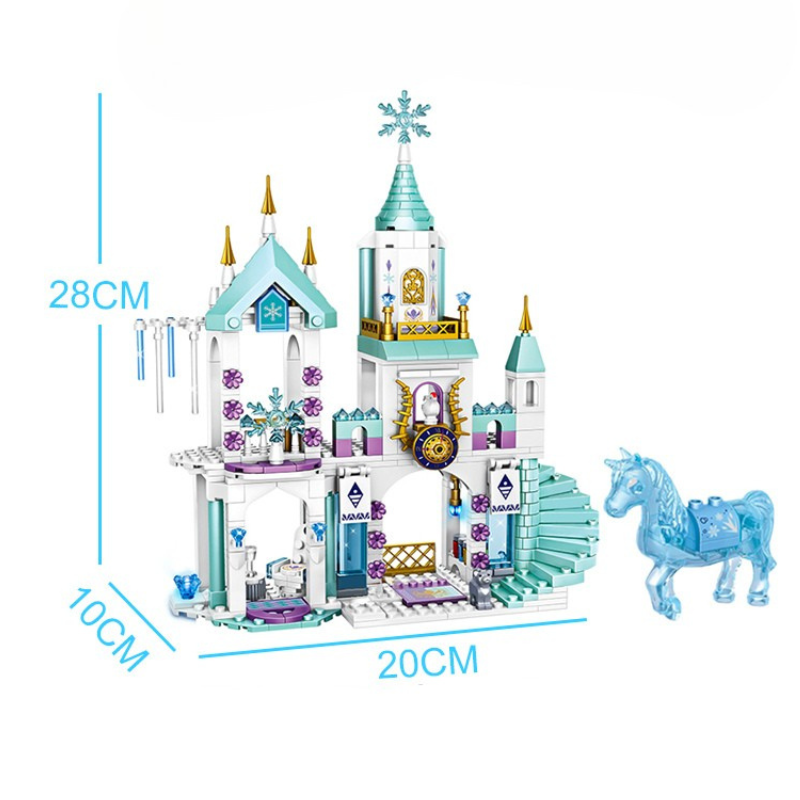 Château Féérique en Blocs de Construction – 360 Pièces