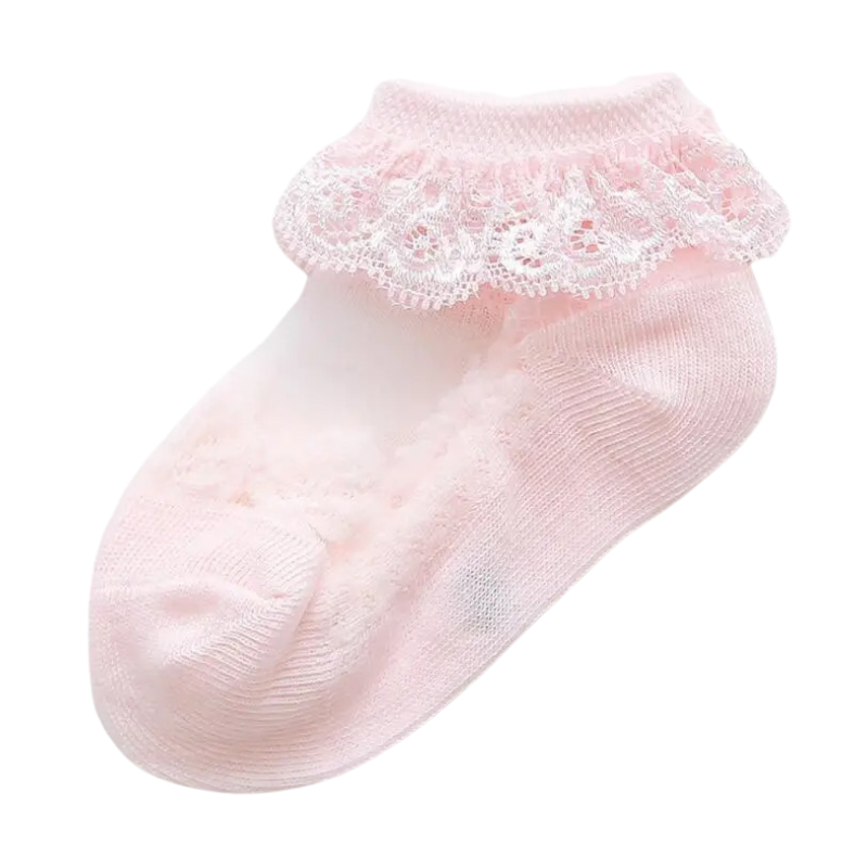 Chaussettes Bébé en Dentelle – Nouveau-Né Bambino