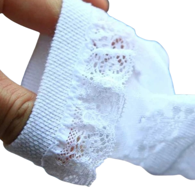 Chaussettes Bébé en Dentelle – Nouveau-Né Bambino