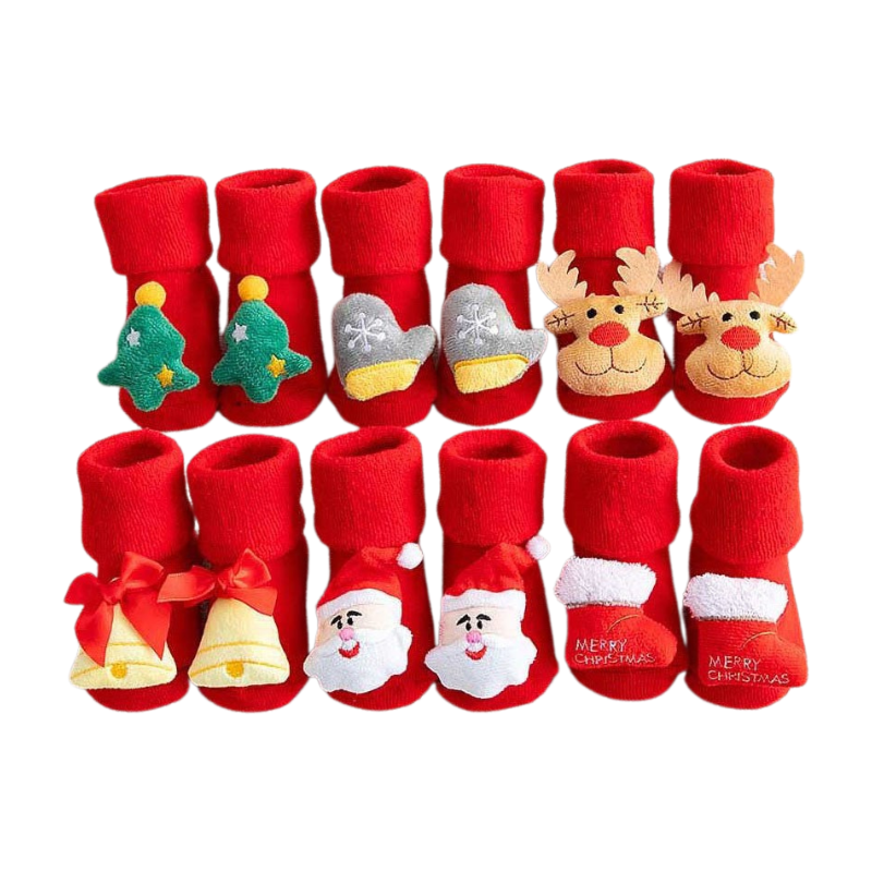 Chaussettes de Noël Nouveau-Né Bambino