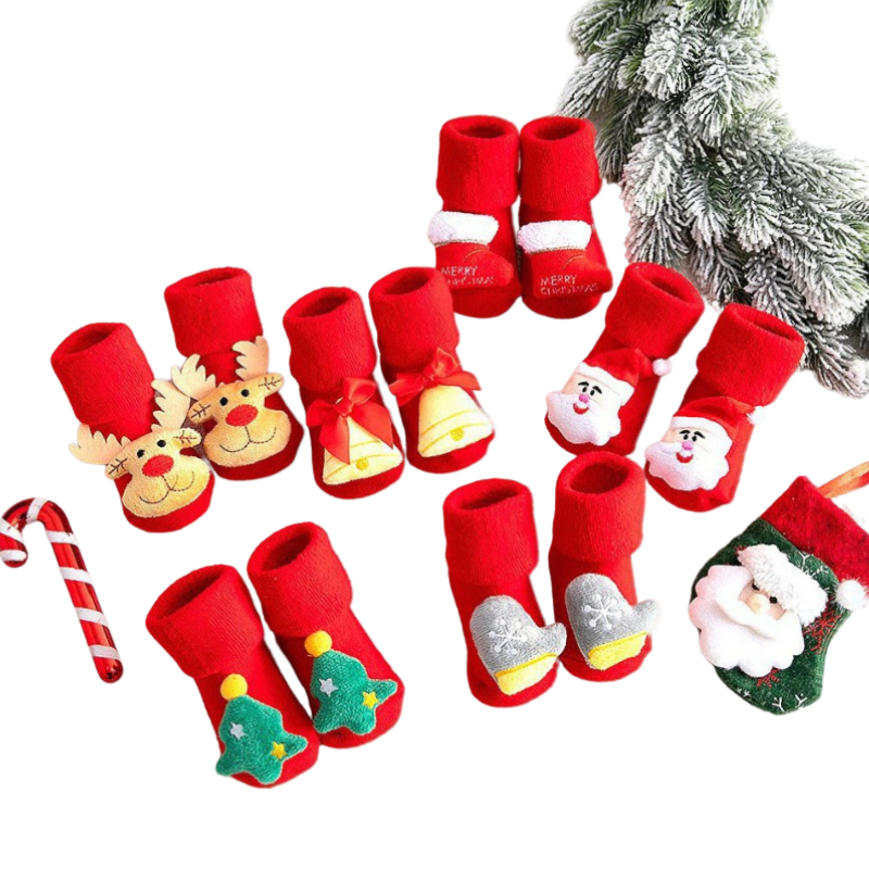 Chaussettes de Noël Nouveau-Né Bambino