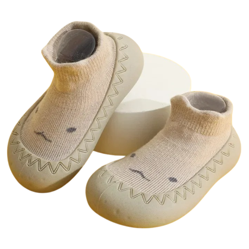 Chaussons-Chaussettes Antidérapants pour Bébé – Tige Moyenne