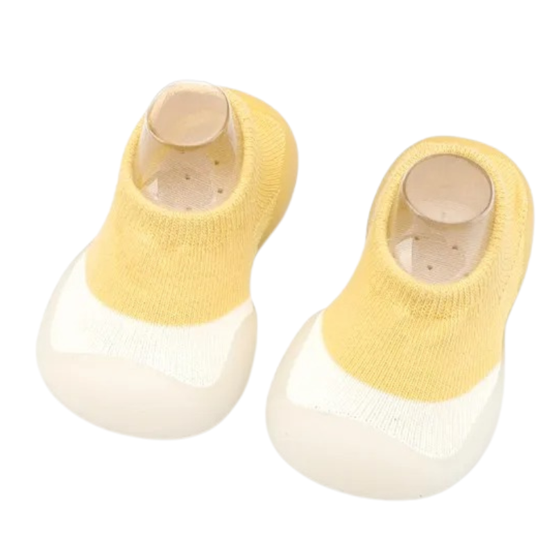 Chaussons-Chaussettes Souples Antidérapants pour Bébé