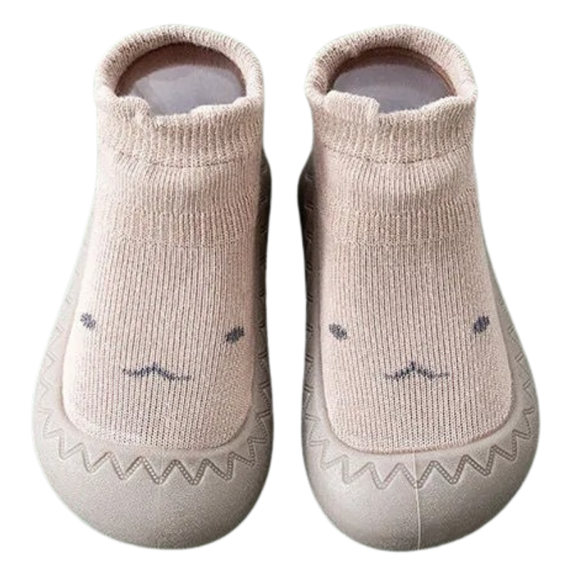 Chaussons-Chaussettes Antidérapants pour Bébé – Tige Moyenne