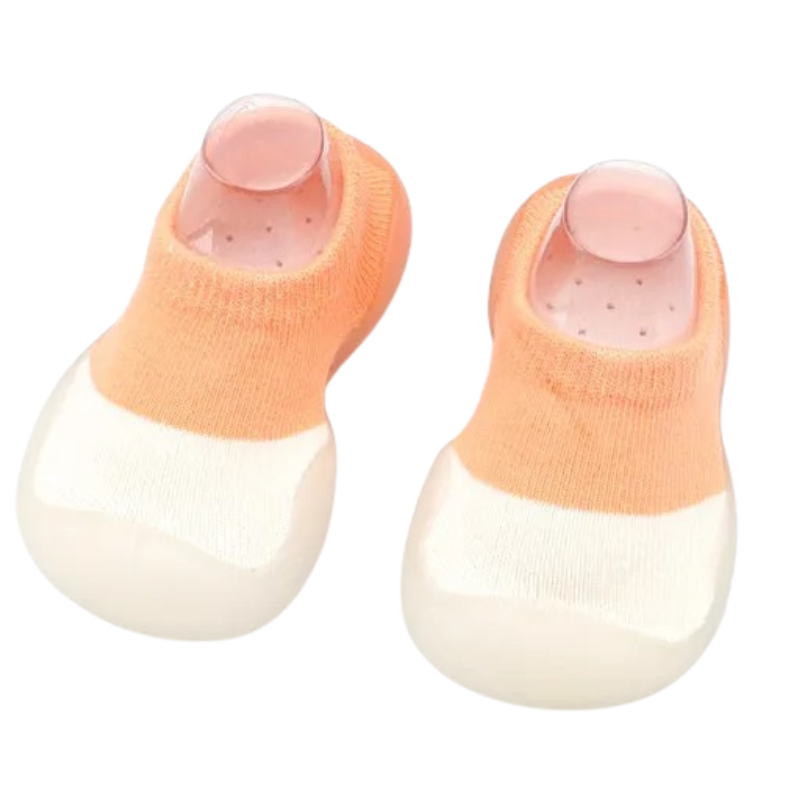Chaussons-Chaussettes Souples Antidérapants pour Bébé