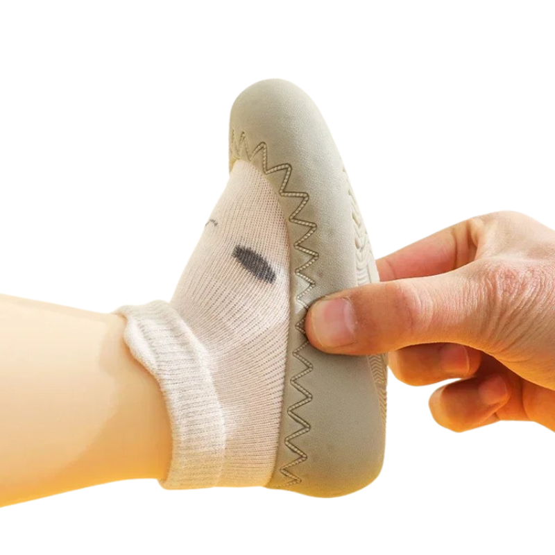 Chaussons-Chaussettes Antidérapants pour Bébé – Tige Moyenne