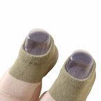 Chaussons-Chaussettes Souples Antidérapants pour Bébé