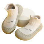 Chaussons-Chaussettes Antidérapants pour Bébé – Tige Moyenne