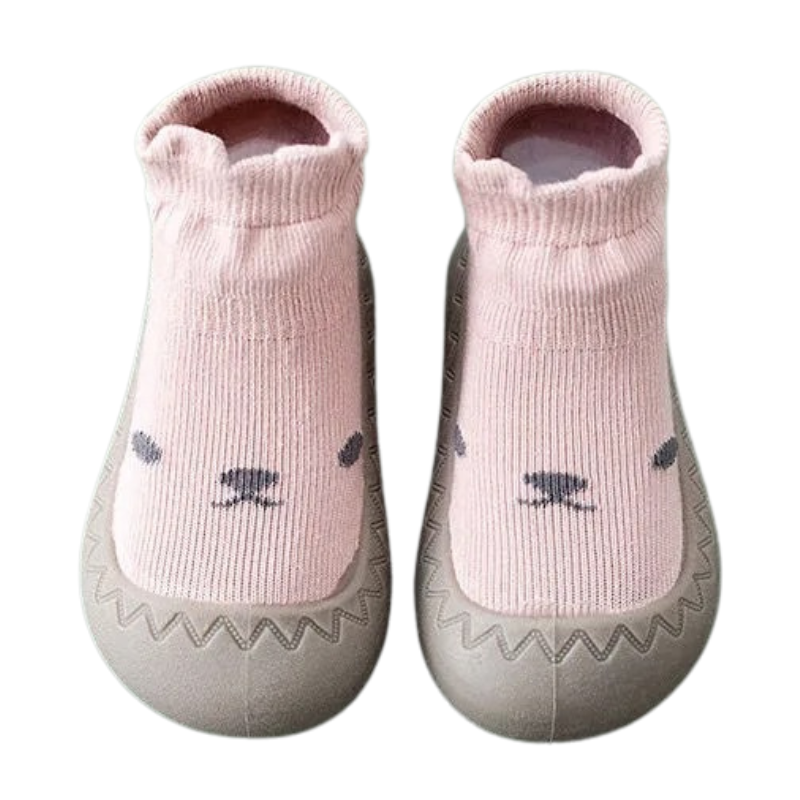 Chaussons-Chaussettes Antidérapants pour Bébé – Tige Moyenne