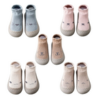 Chaussons-Chaussettes Antidérapants pour Bébé – Tige Moyenne
