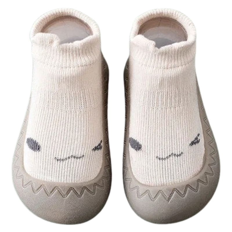 Chaussons-Chaussettes Antidérapants pour Bébé – Tige Moyenne