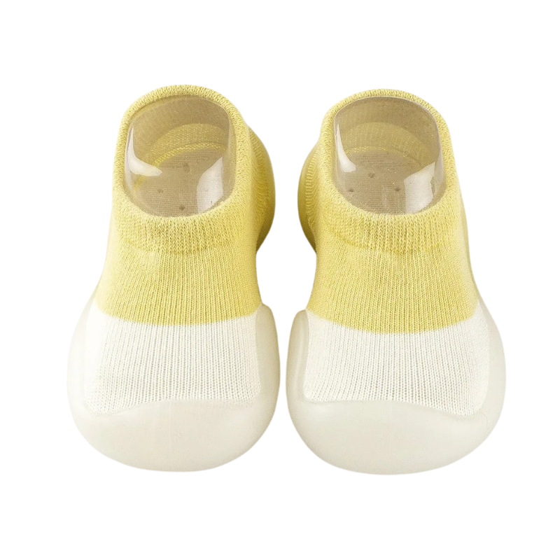 Chaussons-Chaussettes Souples Antidérapants pour Bébé