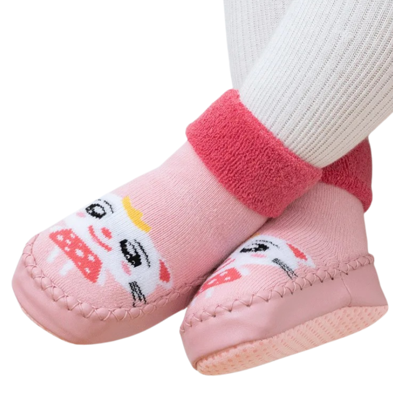 Chaussons-Chaussettes Antidérapants pour Bébés et Enfants
