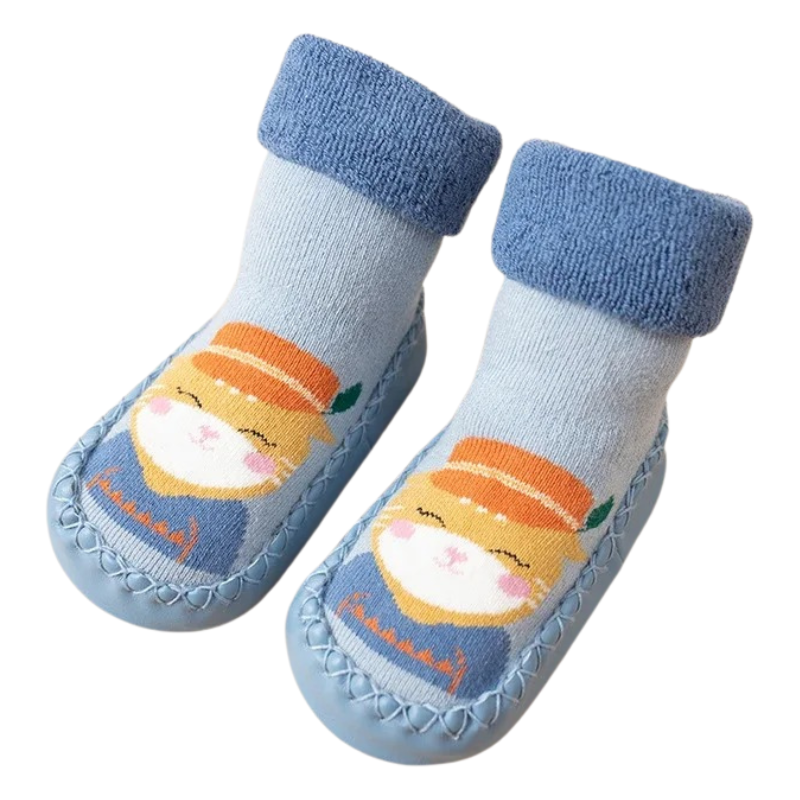Chaussons-Chaussettes Antidérapants pour Bébés et Enfants
