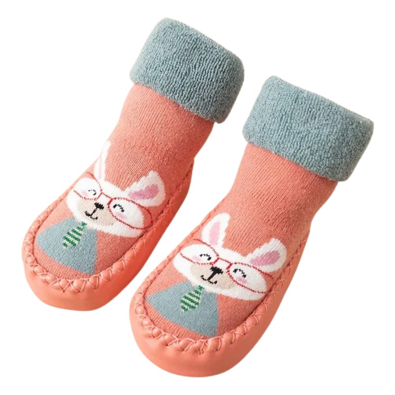 Chaussons-Chaussettes Antidérapants pour Bébés et Enfants
