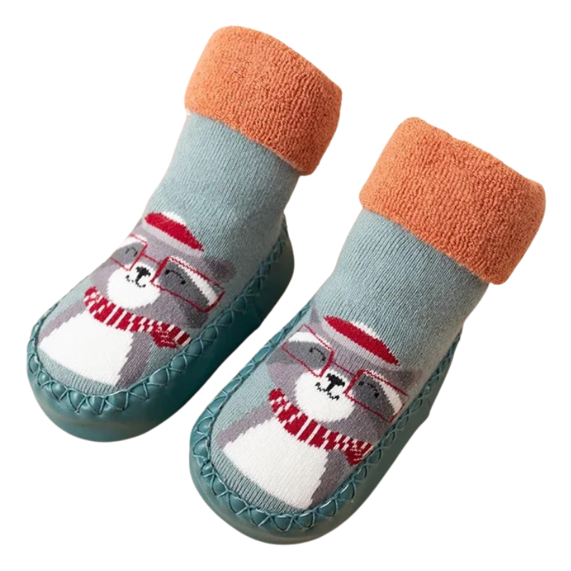 Chaussons-Chaussettes Antidérapants pour Bébés et Enfants