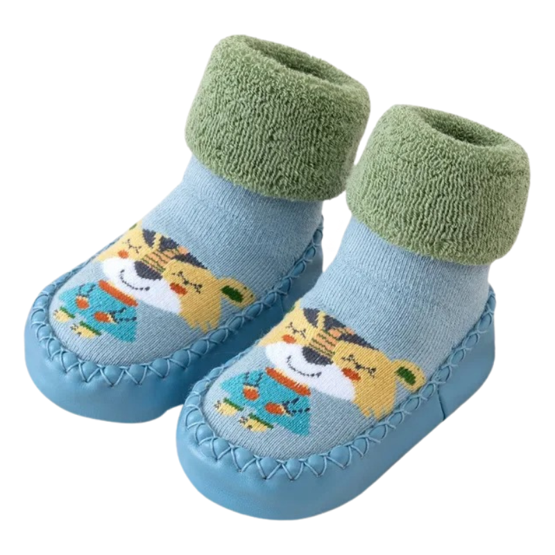 Chaussons-Chaussettes Antidérapants pour Bébés et Enfants