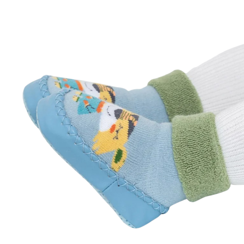 Chaussons-Chaussettes Antidérapants pour Bébés et Enfants