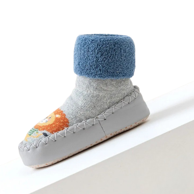 Chaussons-Chaussettes Antidérapants pour Bébés et Enfants