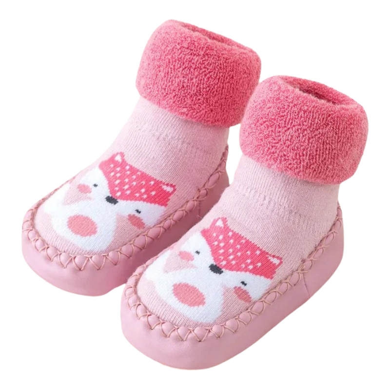 Chaussons-Chaussettes Antidérapants pour Bébés et Enfants