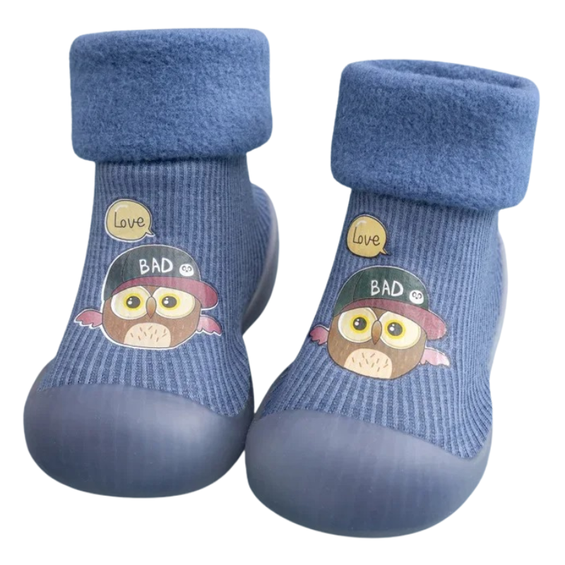 Chaussons-Chaussettes Antidérapants pour Enfants avec Motifs Animés