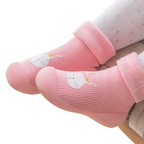 Chaussons-Chaussettes Antidérapants pour Enfants avec Motifs Animés