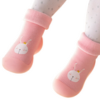 Chaussons-Chaussettes Antidérapants pour Enfants avec Motifs Animés