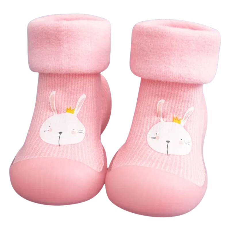 Chaussons-Chaussettes Antidérapants pour Enfants avec Motifs Animés