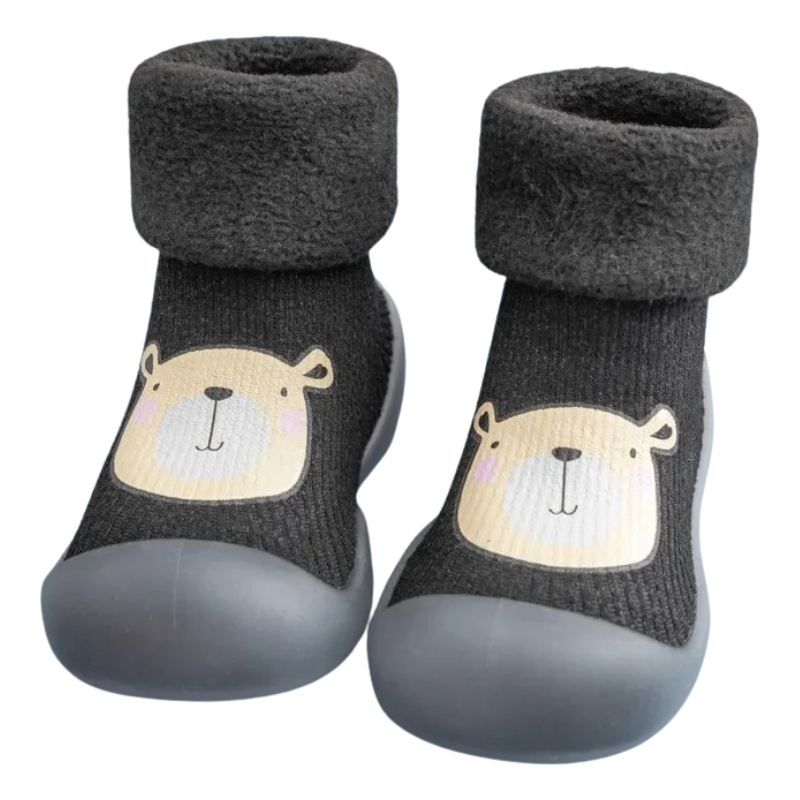 Chaussons-Chaussettes Antidérapants pour Enfants avec Motifs Animés