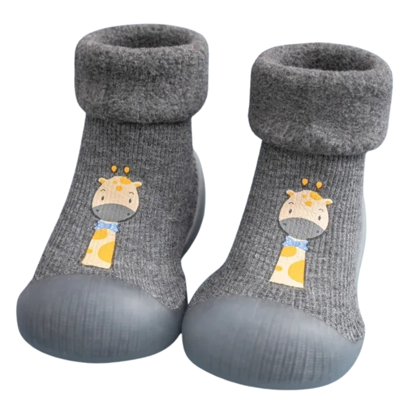 Chaussons-Chaussettes Antidérapants pour Enfants avec Motifs Animés