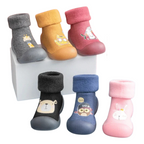 Chaussons-Chaussettes Antidérapants pour Enfants avec Motifs Animés