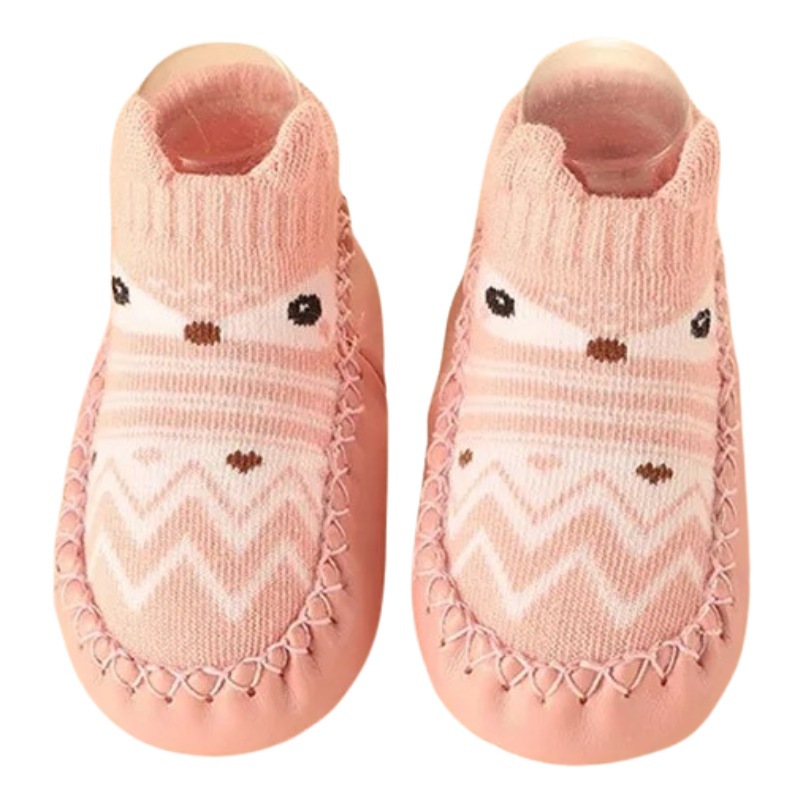 Chaussons-Chaussettes Bébé en Cuir – Nouveau-Né
