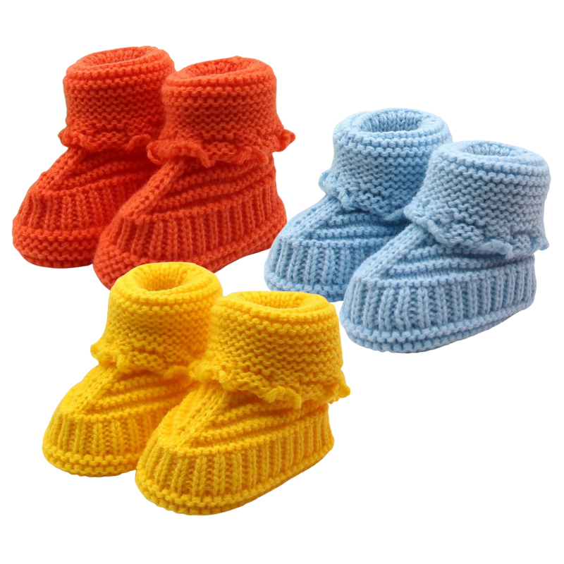 Chaussons Bébé en Crochet Bambino