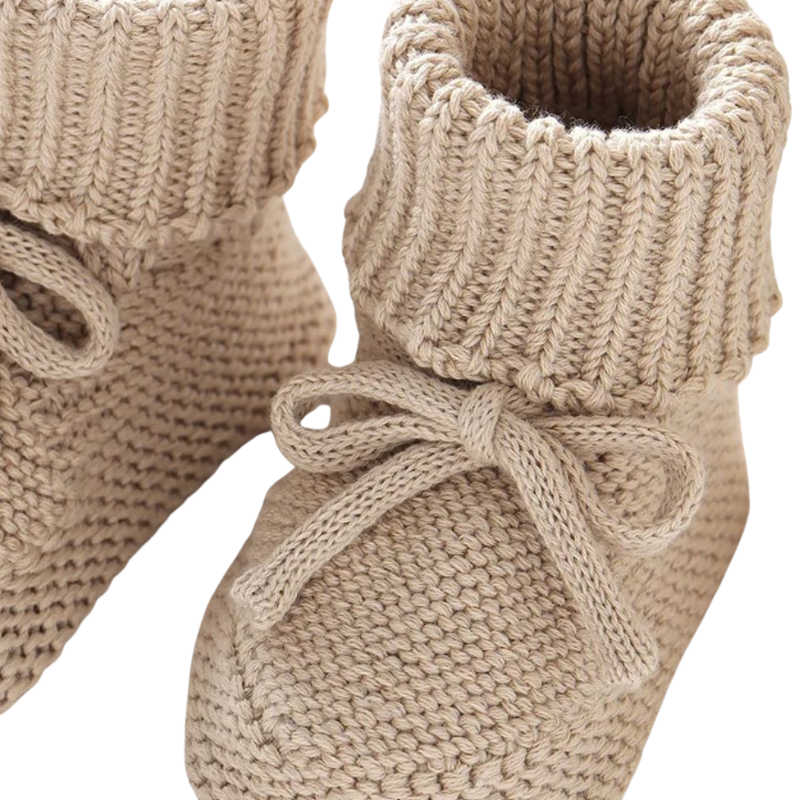Chaussons en Maille Artisanale pour Bébé