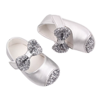 Chaussures Bébé Fille à Nœud Pailleté – Babies de Cérémonie