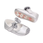 Chaussures Bébé Fille à Nœud Pailleté – Babies de Cérémonie