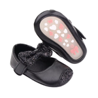 Chaussures Bébé Fille à Nœud Pailleté – Babies de Cérémonie