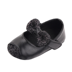 Chaussures Bébé Fille à Nœud Pailleté – Babies de Cérémonie