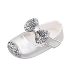 Chaussures Bébé Fille à Nœud Pailleté – Babies de Cérémonie