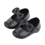 Chaussures Bébé Fille à Nœud Pailleté – Babies de Cérémonie