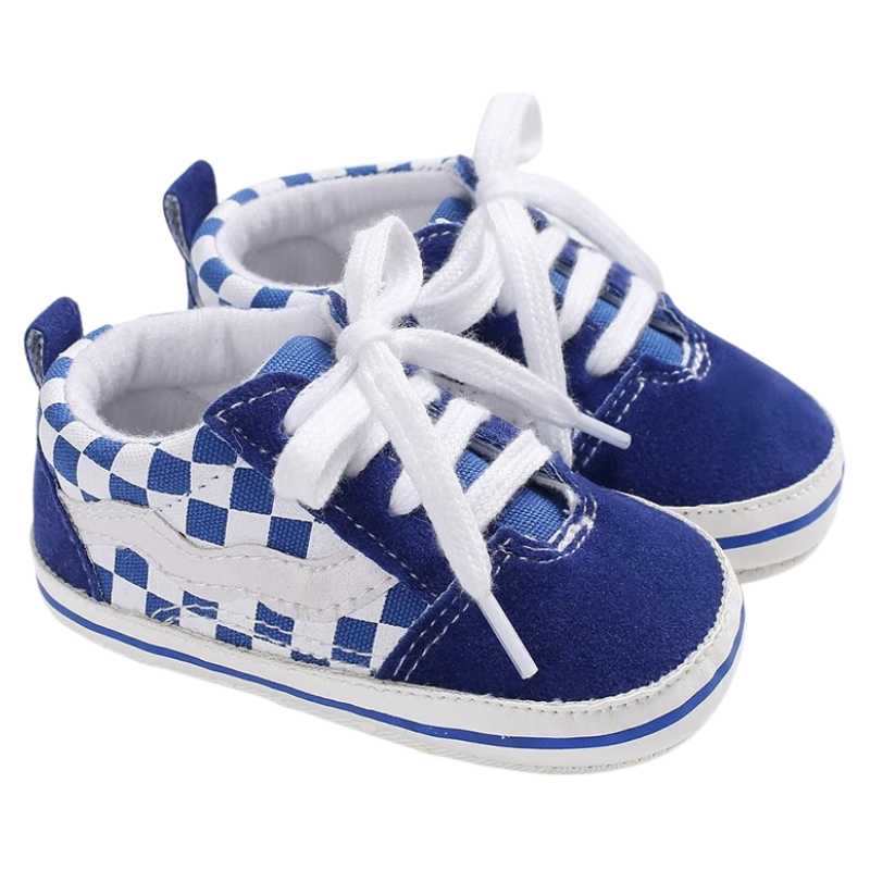 Chaussures Bébé Style Baskets à Carreaux