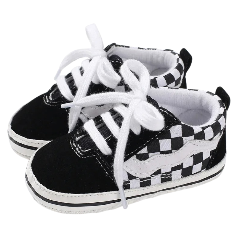 Chaussures Bébé Style Baskets à Carreaux