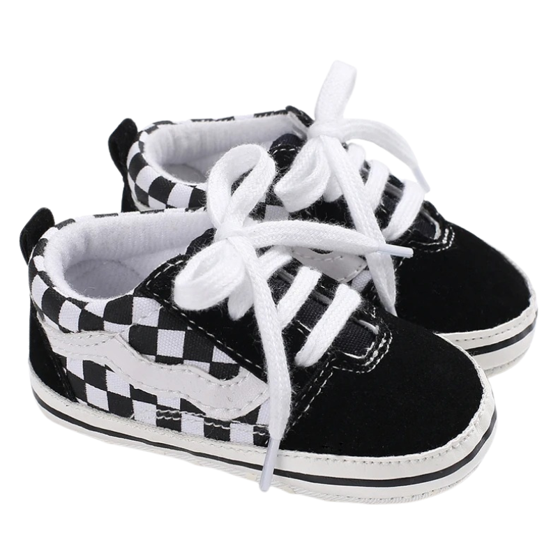 Chaussures Bébé Style Baskets à Carreaux