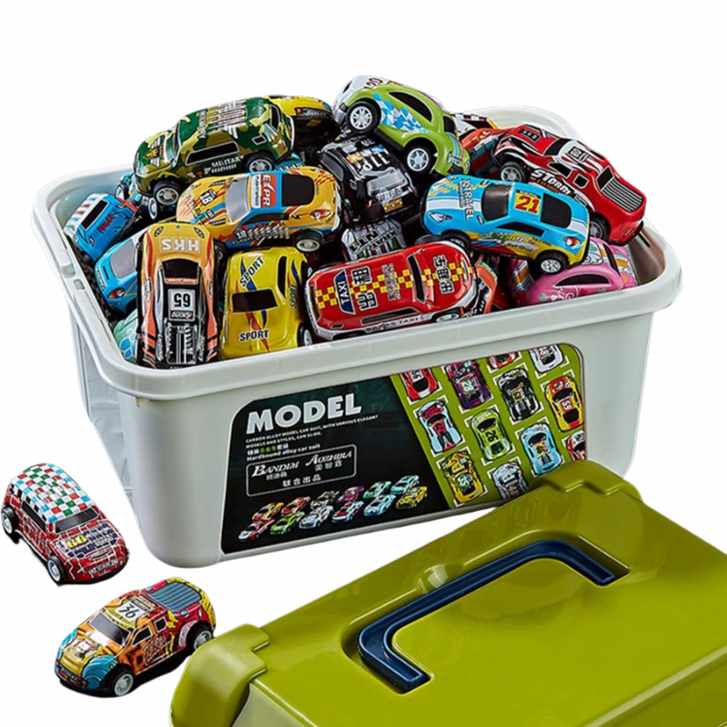 Coffret Mini Voitures de Course à Friction