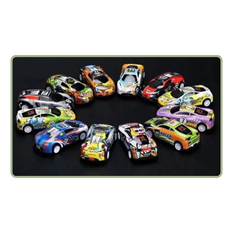 Coffret Mini Voitures de Course à Friction