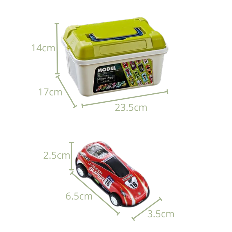 Coffret Mini Voitures de Course à Friction